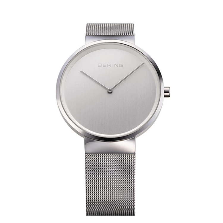 Męski zegarek Bering Classic 14539-000 stalowa bransoleta mesh MARKO