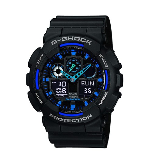 Sportowy zegarek męski Casio G-Shock GA-100-1A2ER pasek