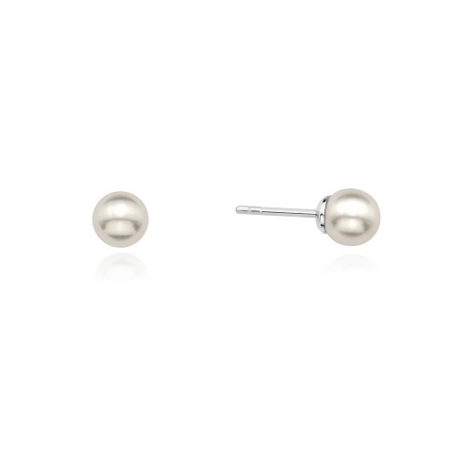 Kolczyki ślubne z perłami Swarovski srebro 925 KR3R132 marko