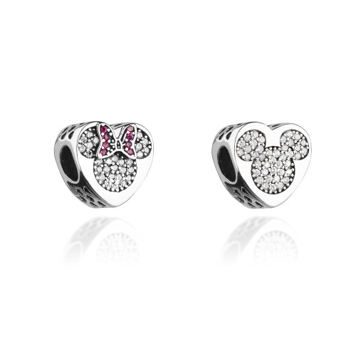 Srebrna zawieszka Charms myszka z cyrkoniami Z379-925 MARKO