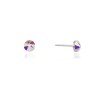 Srebrne kolczyki basic z kryształkami Swarovski wielokolor KR2R191-AB MARKO