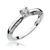 Pierścionek z białego złota z brylantami Galaktyki W009 próba 585 0,44ct MARKO