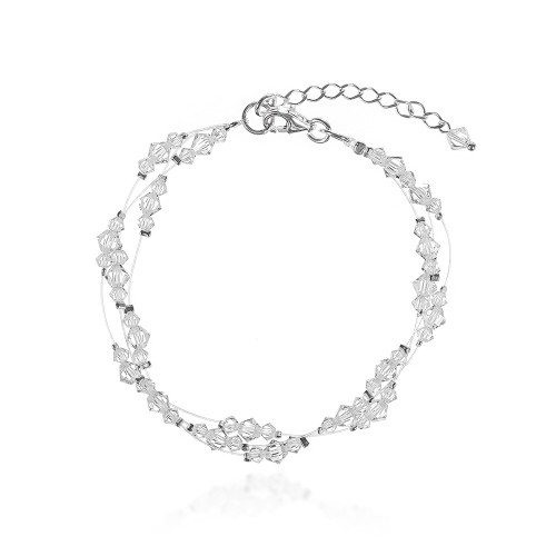 Bransoletka z kryształami Swarovski na ślub