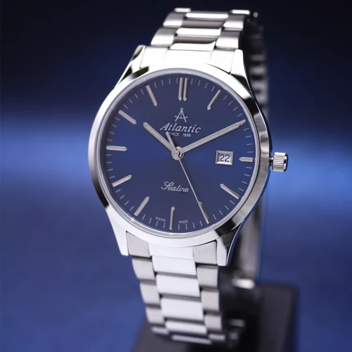 Zegarek Atlantic Sealine Quartz męski 62346.41.51 srebrny