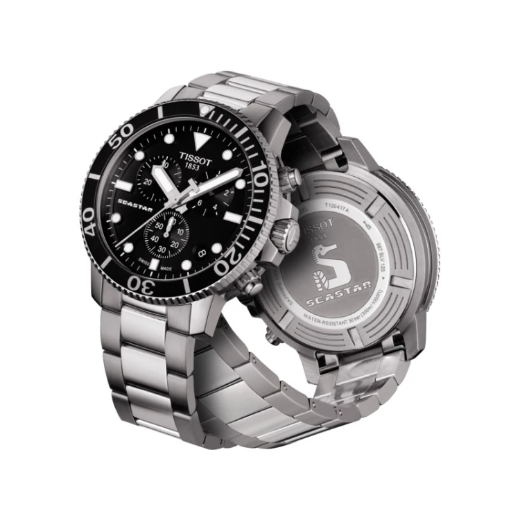 Zegarek Tissot Seastar T1204171105100 sportowy na bransolecie MARKO