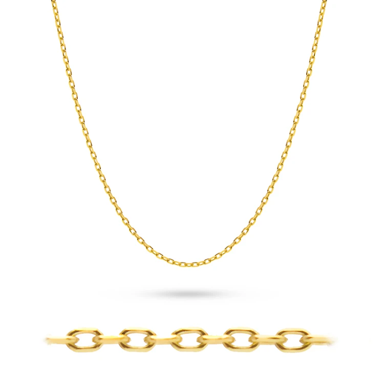Złoty łańcuszek celebrytka Ankier pr.333 regulowana długośc 42 - 45cm L030-333-45-2 MARKO