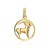 Złoty wisiorek zawieszka znak zodiaku Koziorożec złoto 585  Z371-585-KOZIOROZEC MARKO