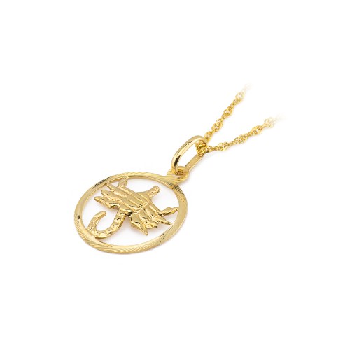 Złoty wisiorek zawieszka znak zodiaku Skorpion złoto 585 Z371-585-SKORPION MARKO