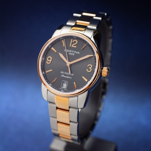 Zegarek damski Certina C0342102208700 DS Podium na bransolecie