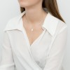 Srebrny różaniec Chrzest Komunia 925 D044-925 MARKO