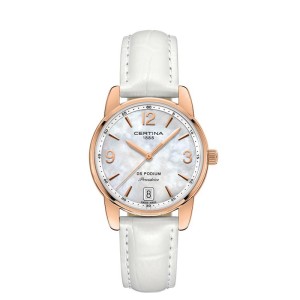 Elegancki zegarek Certina C0342103611700 skórzany pasek