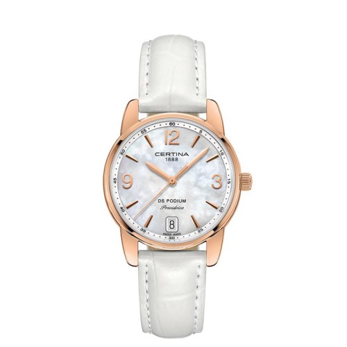 Elegancki zegarek Certina C0342103611700 skórzany pasek