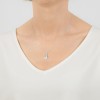 Srebrny medalik Matka Boska Szkaplerzna otwarte serce Pana Jezusa 925 D202-925 MARKO