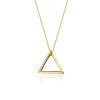 Pozłacany minimalistyczny naszyjnik geometryczny trójkąt Supreni N302-925-Z MARKO