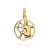 Złoty wisiorek zawieszka znak zodiaku Strzelec złoto 585 Z371-585-STRZELEC MARKO