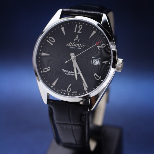 Zegarek męski Atlantic Worldmaster Art D 51752.41.65S na skórzanym pasku MARKO