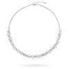 Naszyjnik ślubny z kryształami Swarovski srebro 925 NR5376 marko