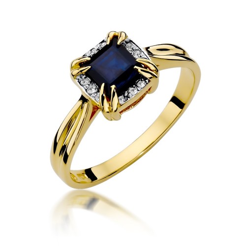 Pierścionek z szafirem 1,70ct W358-585-S1.70 MARKO