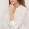 Pozłacana bransoletka czarne paciorki koraliki zawieszka skrzydełko Kleur B537-925-CZS marko