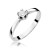 Zaręczynowy pierścionek białe żółte złoto brylant 0,12ct W299-585-B0.12 MARKO