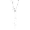 Srebrny różaniec Chrzest Komunia 925 D044-925 MARKO