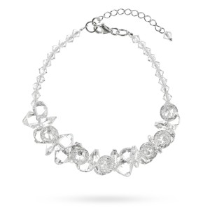 Bransoletka z kryształami Swarovski srebro 925