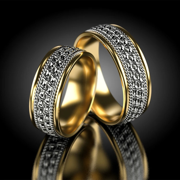 Obrączki ślubne Stelmach Elegancja ST145-585 MARKO