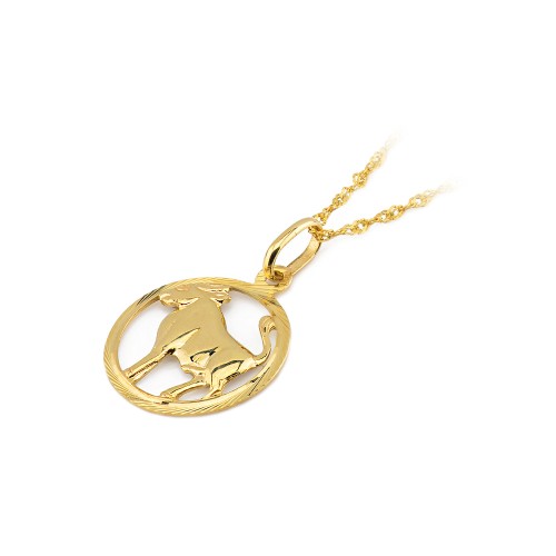Złoty wisiorek zawieszka znak zodiaku Byk złoto 585 Z371-585-BYK MARKO