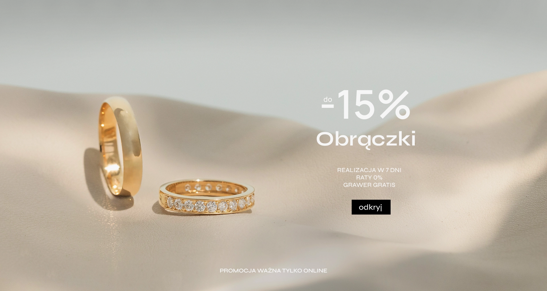 obrączki -15%